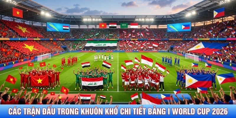 Các trận đấu trong khuôn khổ chi tiết bảng I World Cup 2026