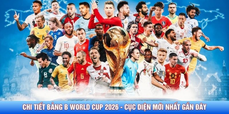 chi tiết bảng B World Cup 2026